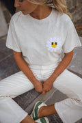 T-shirt Daisy - gris