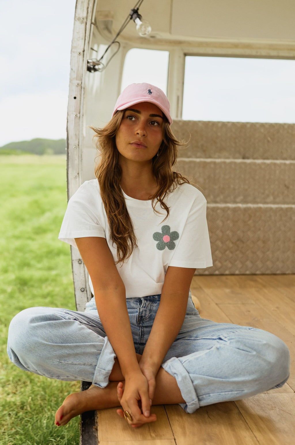 T-shirt Flora - blanc