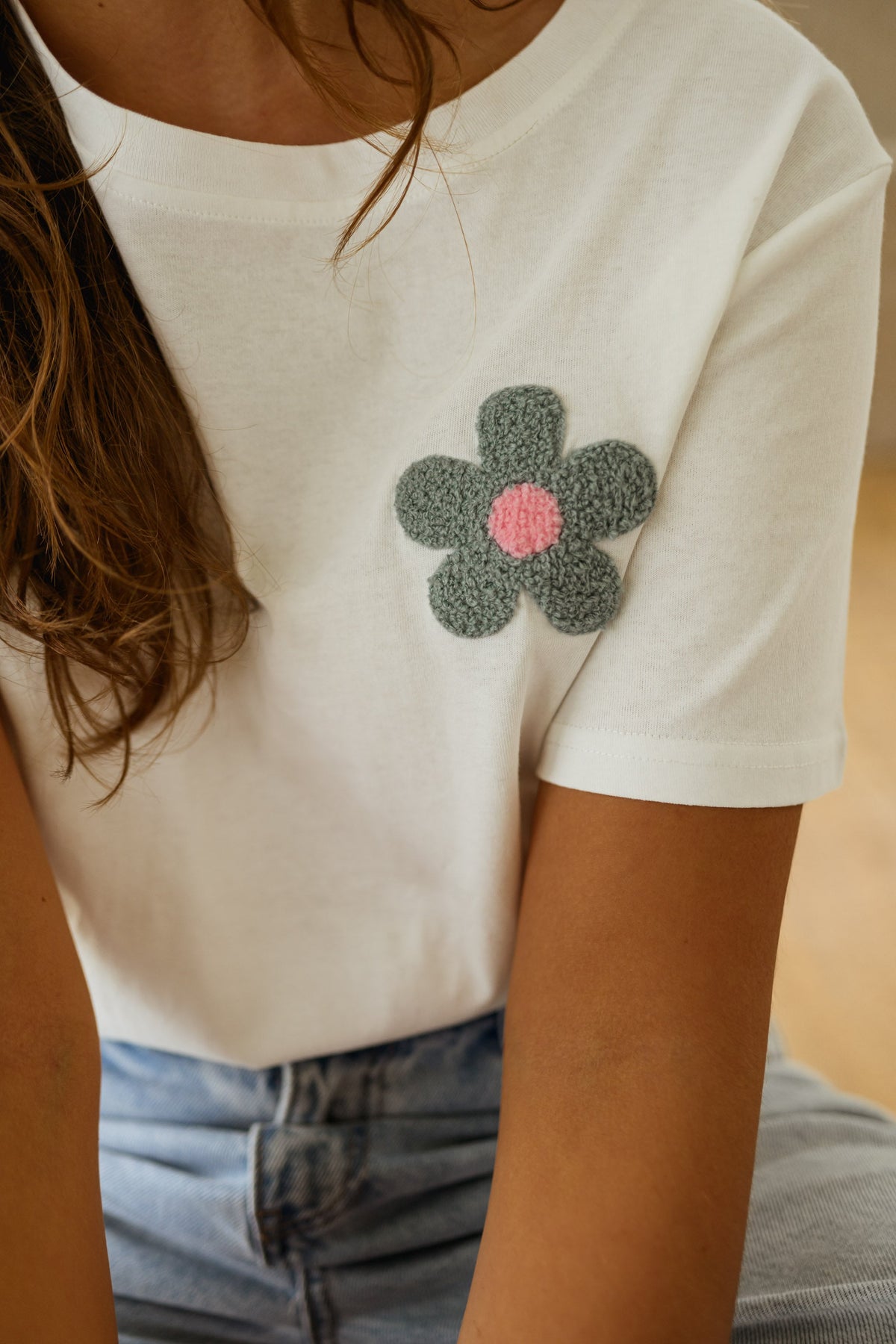 T-shirt Flora - blanc