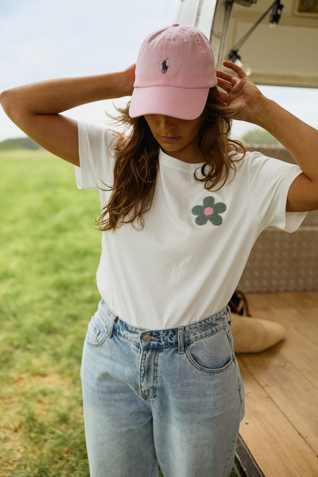 T-shirt Flora - blanc