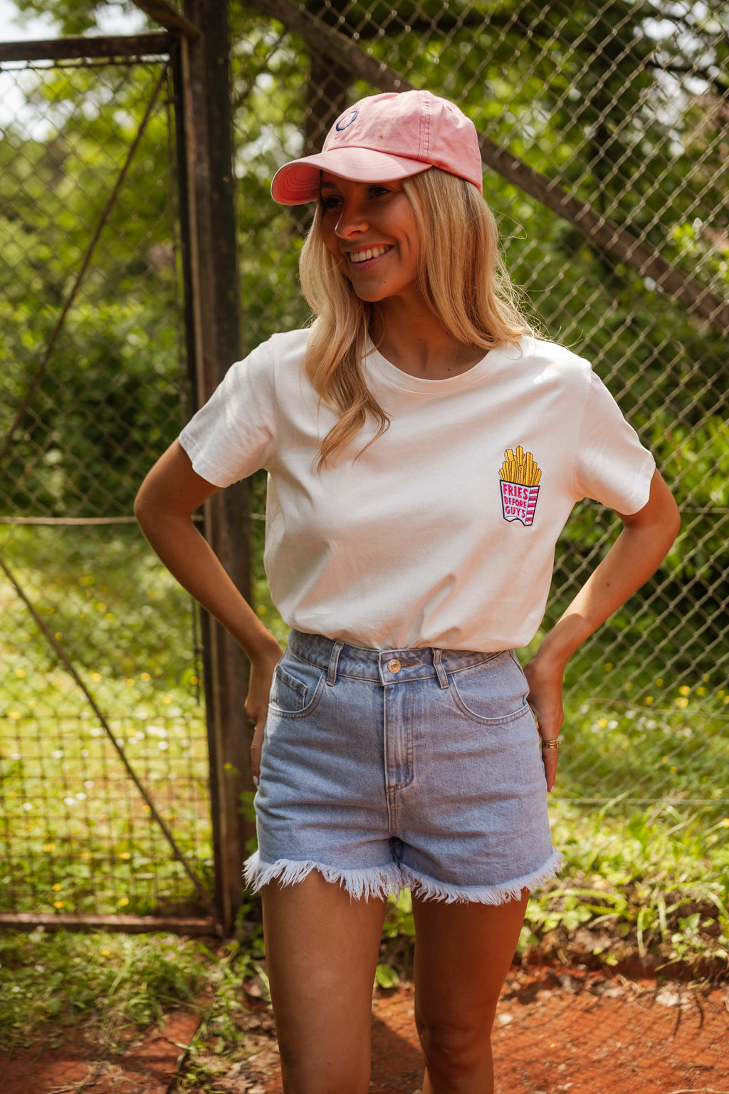 T-shirt Fries - écru