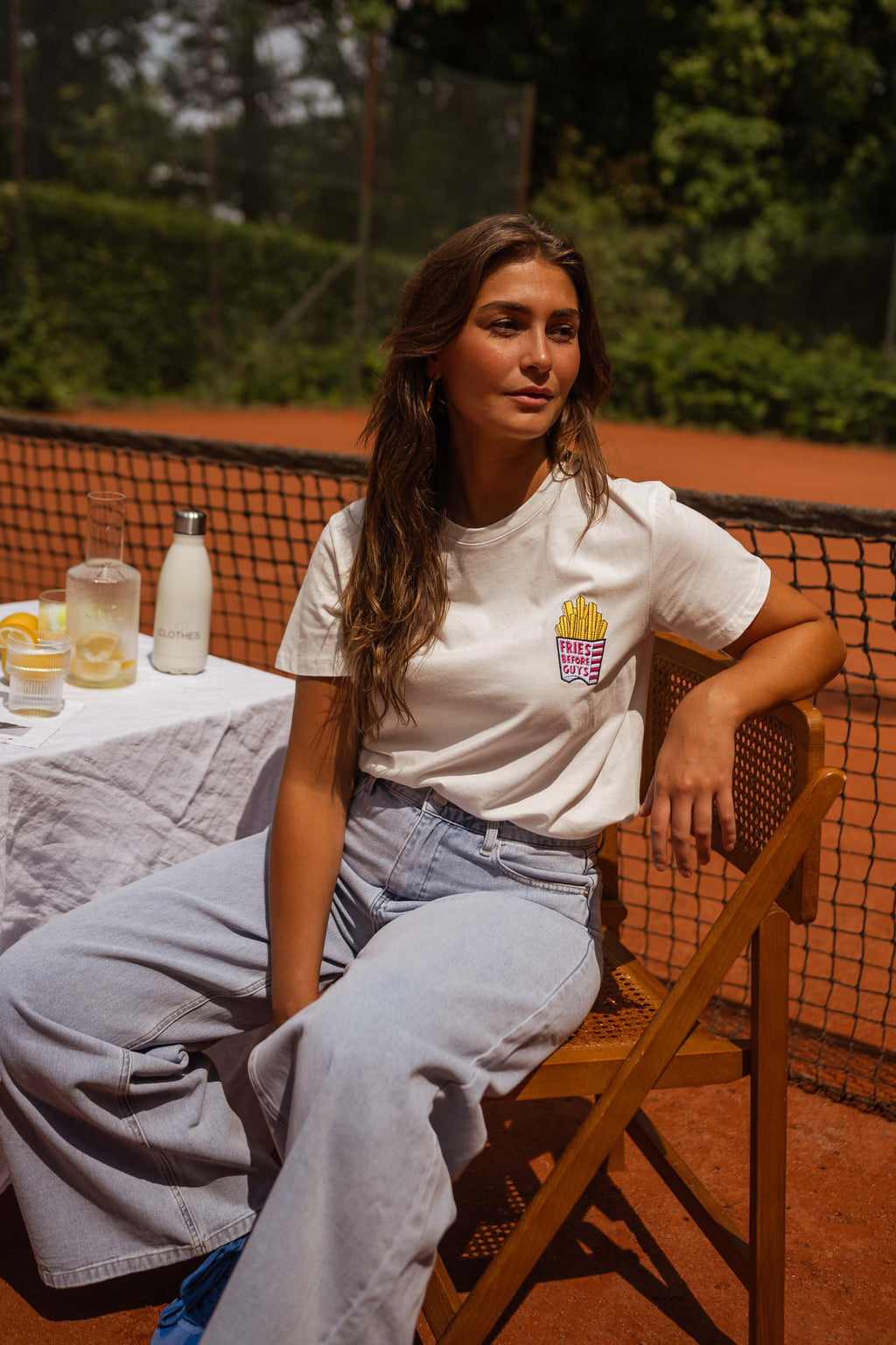 T-shirt Fries - écru