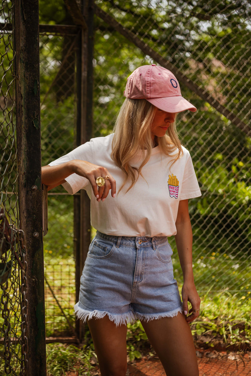 T-shirt Fries - écru