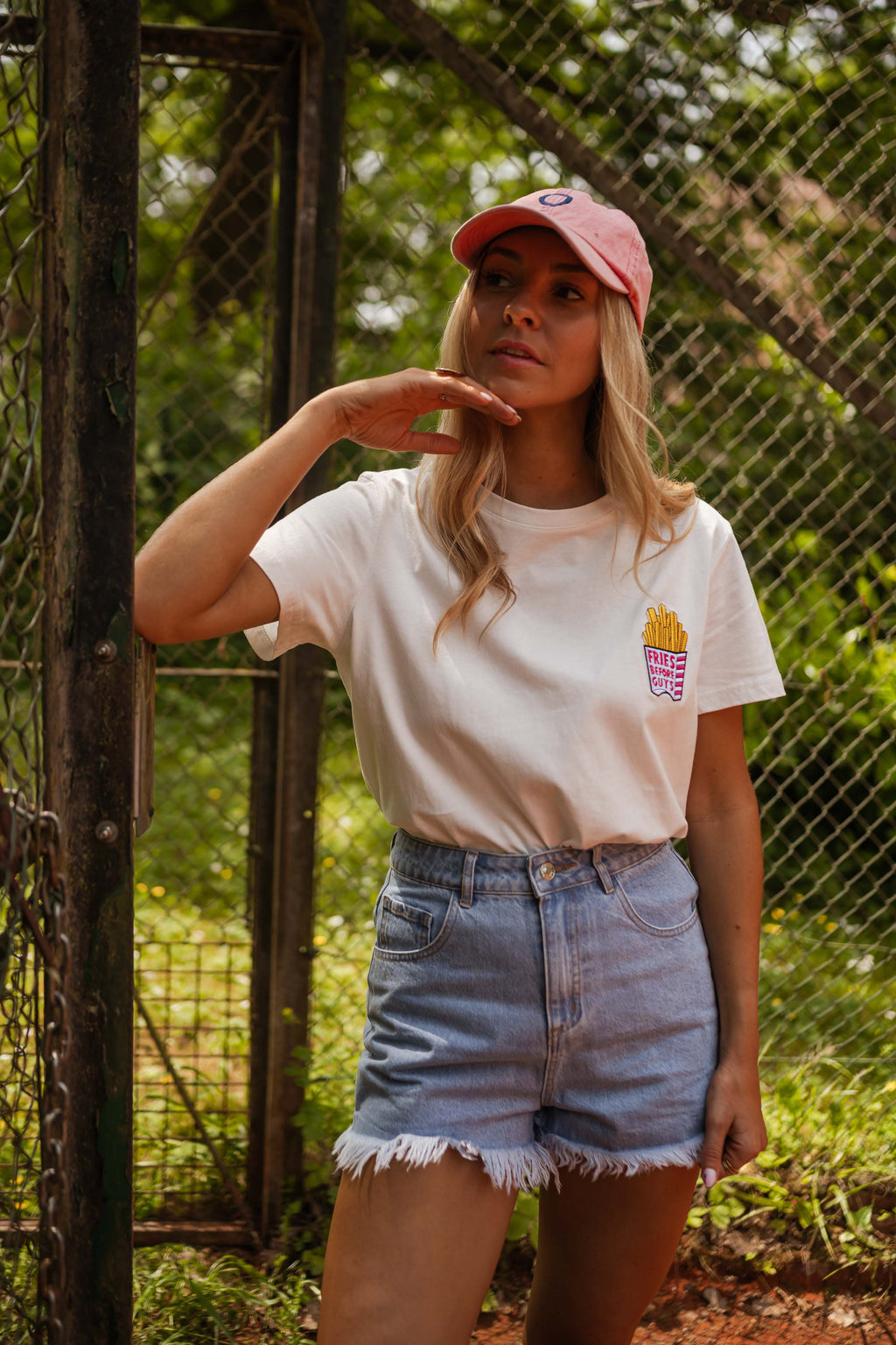 T-shirt Fries - écru