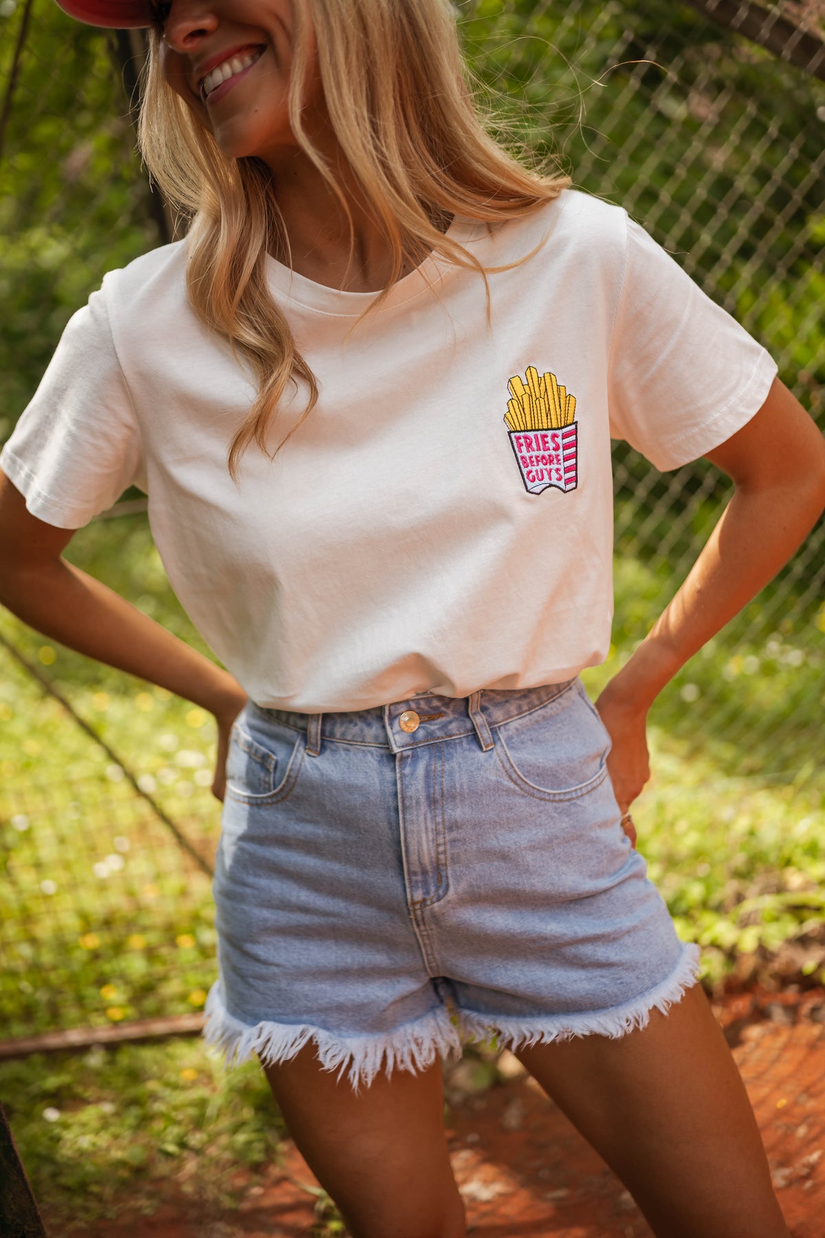 T-shirt Fries - écru