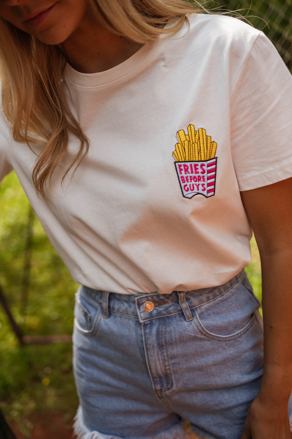 T-shirt Fries - écru
