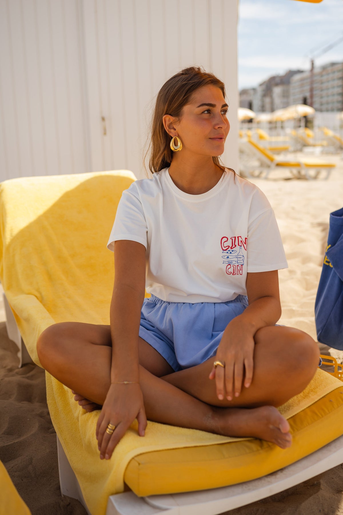 T-shirt Gine - blanc