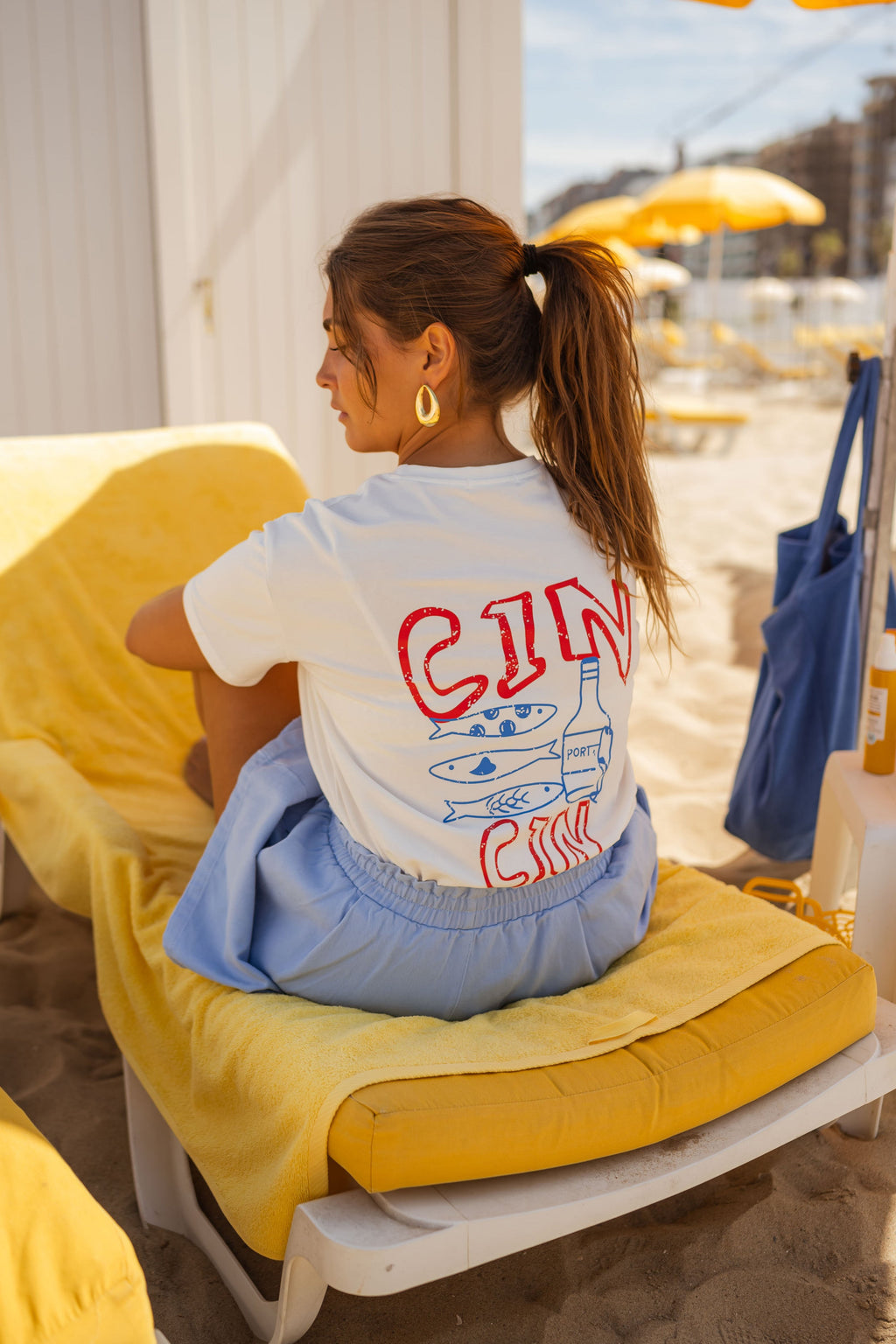 T-shirt Gine - blanc
