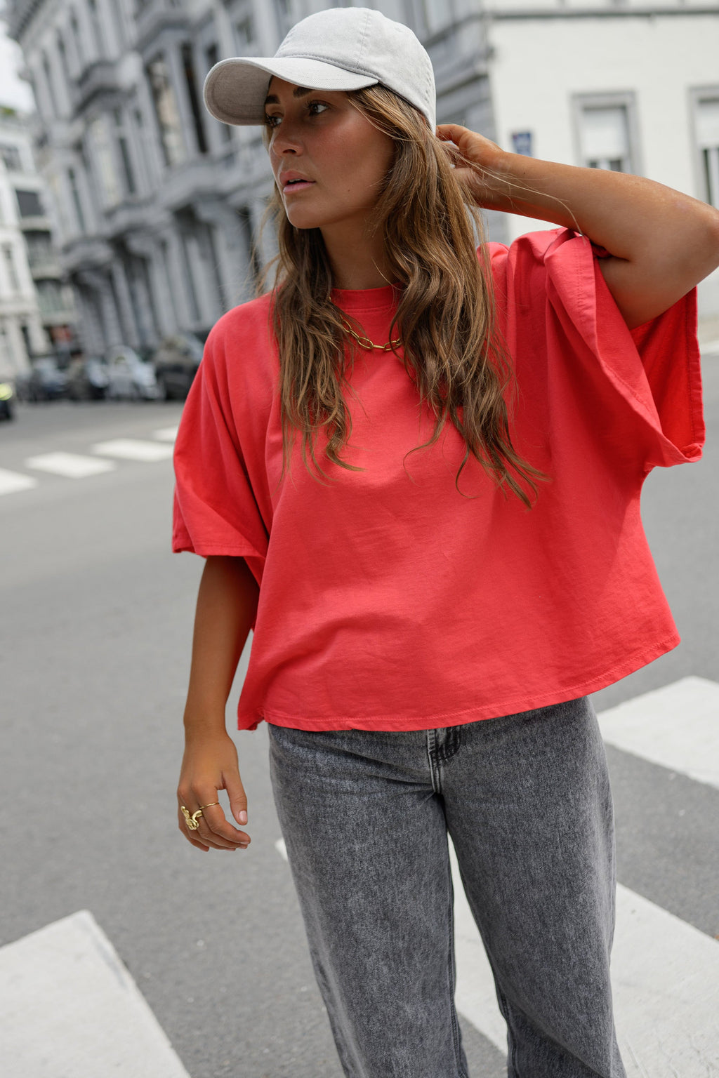 T-shirt Helene - rouge