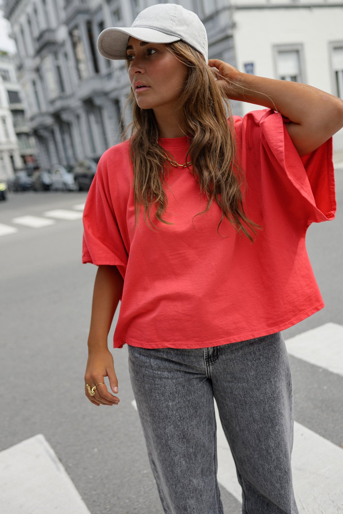 T-shirt Helene - rouge