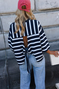 T-shirt Isora - bleu à lignes