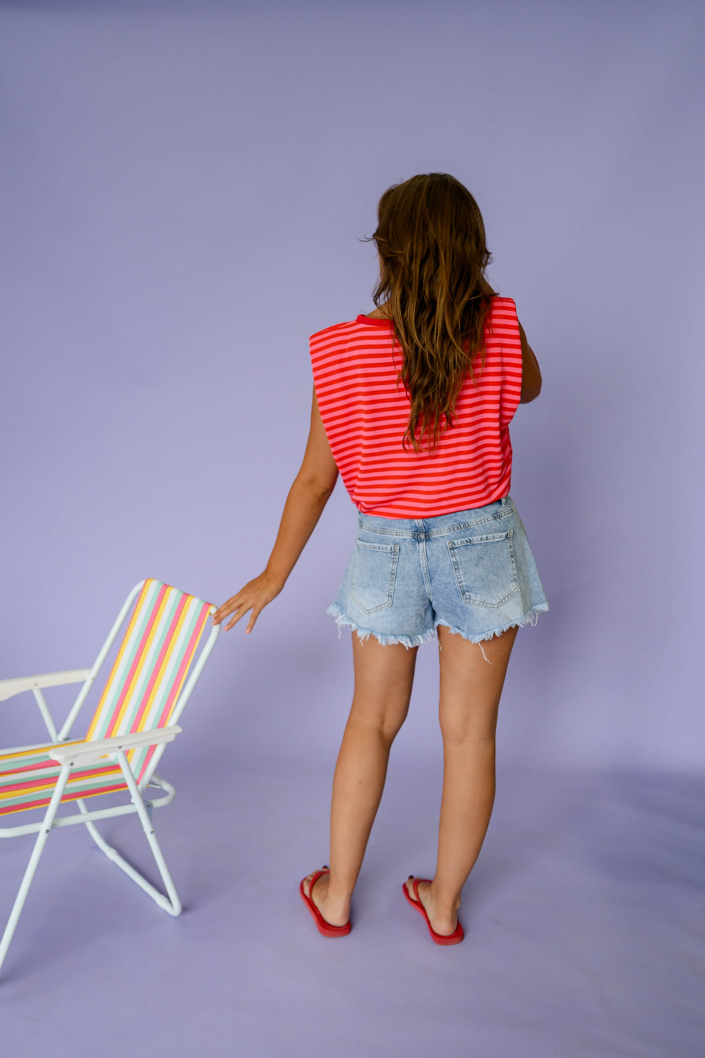 T-shirt Jadou -  rouge et rose