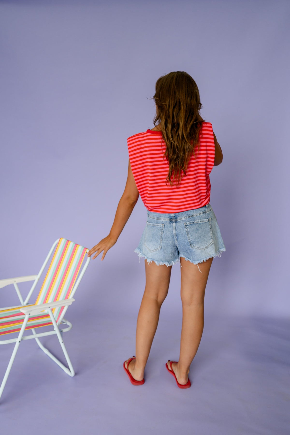T-shirt Jadou -  rouge et rose