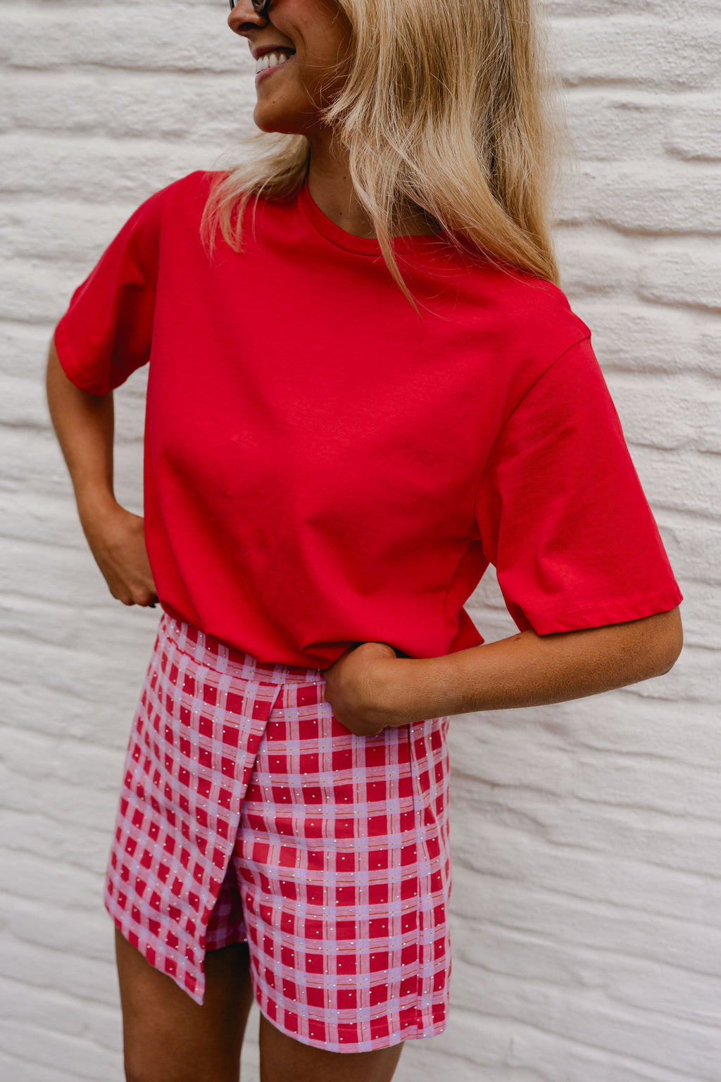 T-shirt Jane - rouge