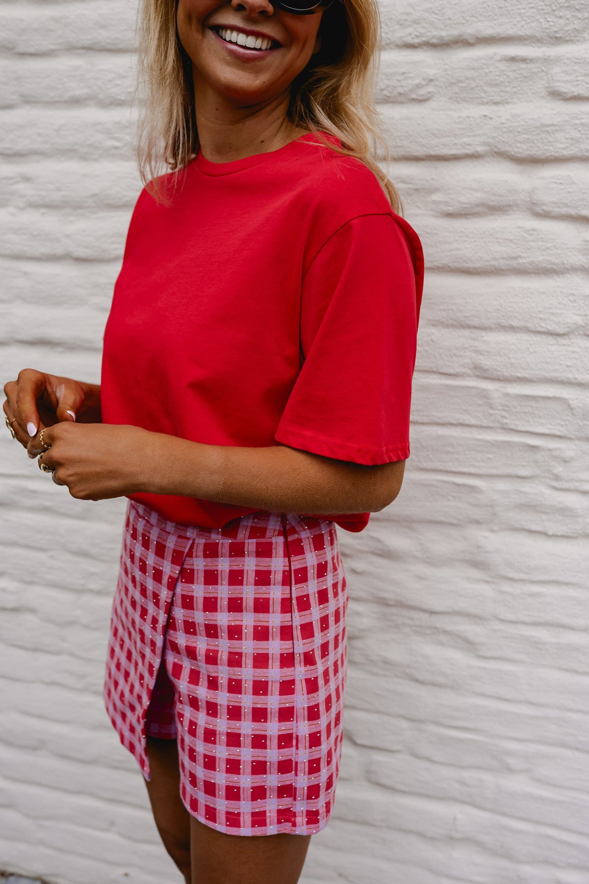 T-shirt Jane - rouge