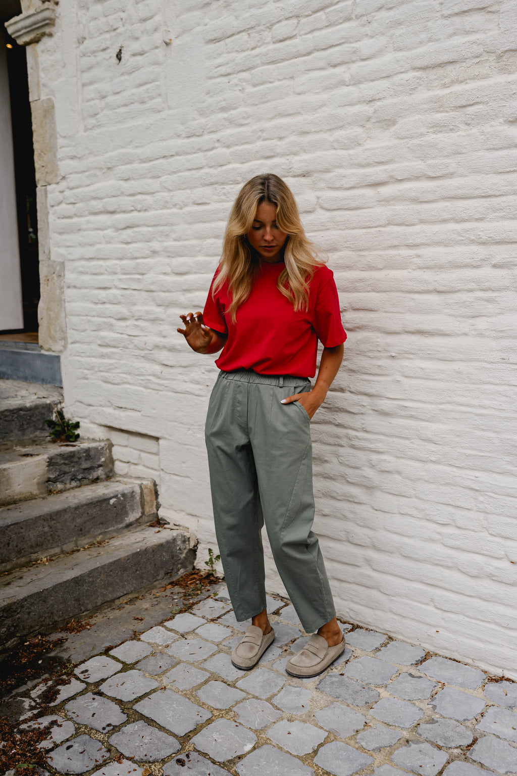 T-shirt Jane - rouge