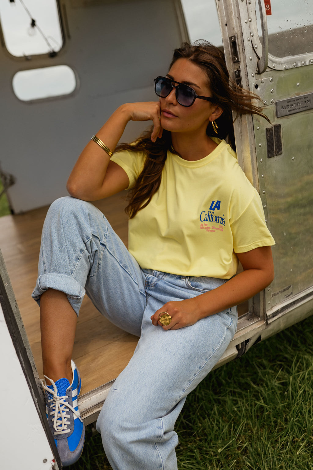 T-shirt L.A - jaune