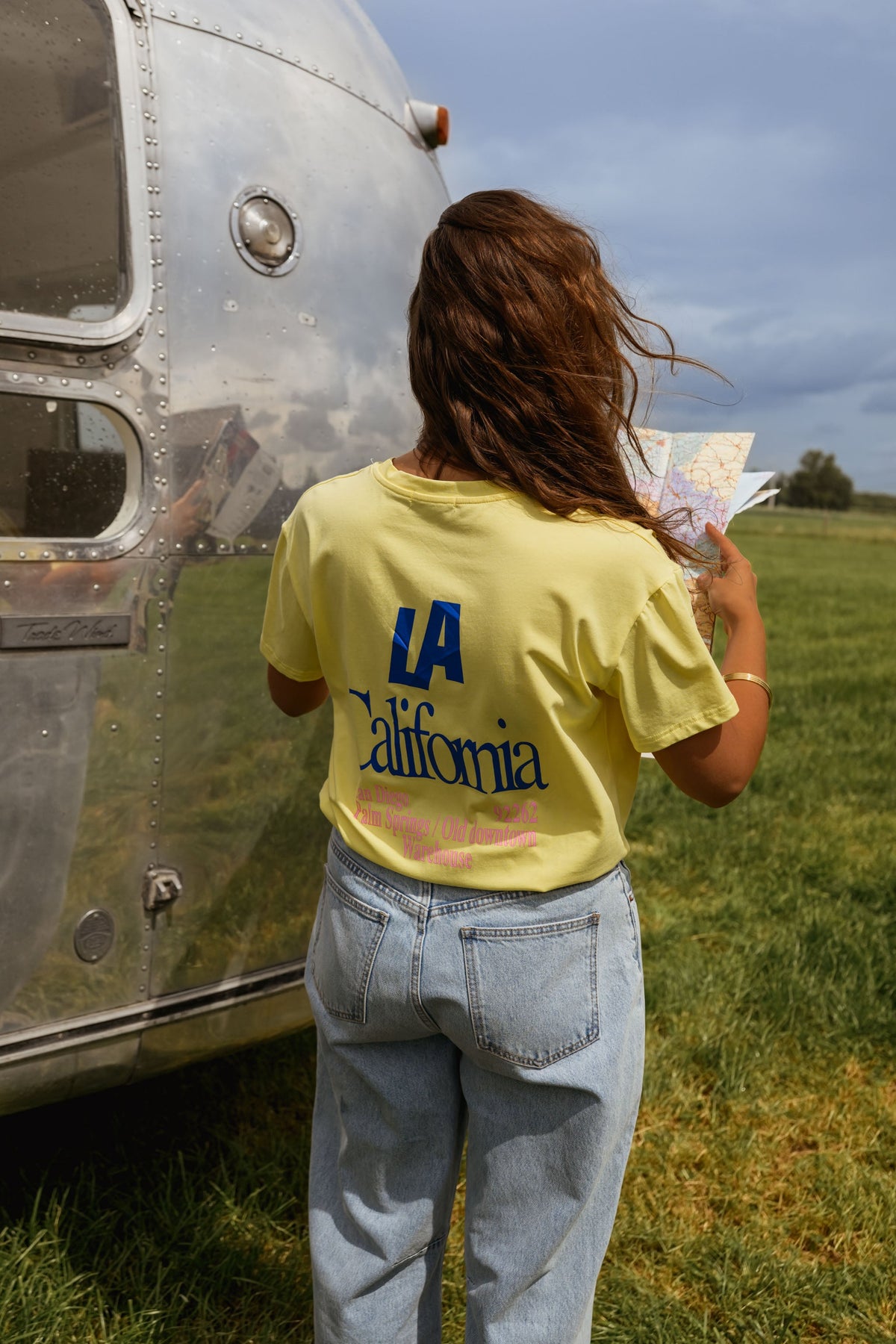 T-shirt L.A - jaune