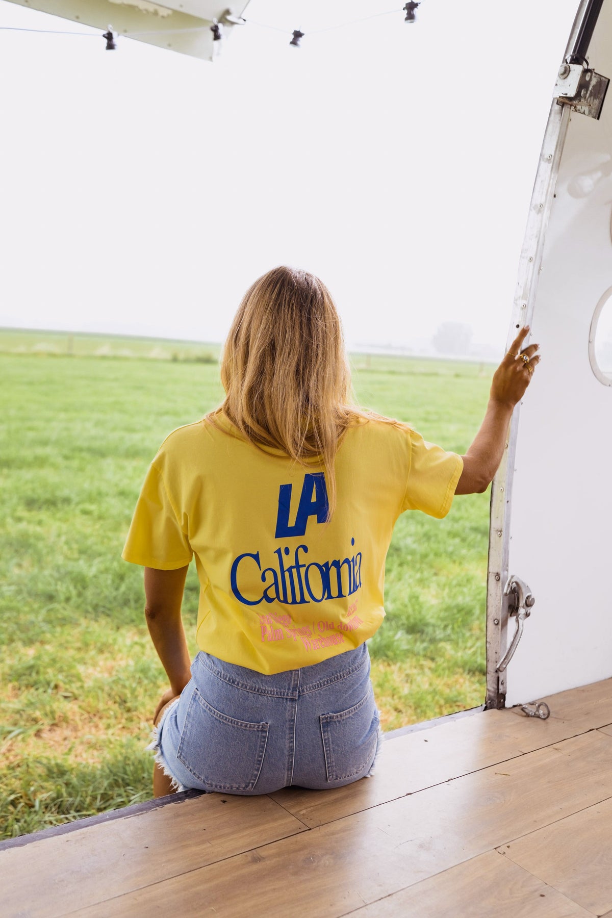 T-shirt L.A - jaune