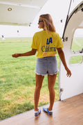 T-shirt L.A - jaune