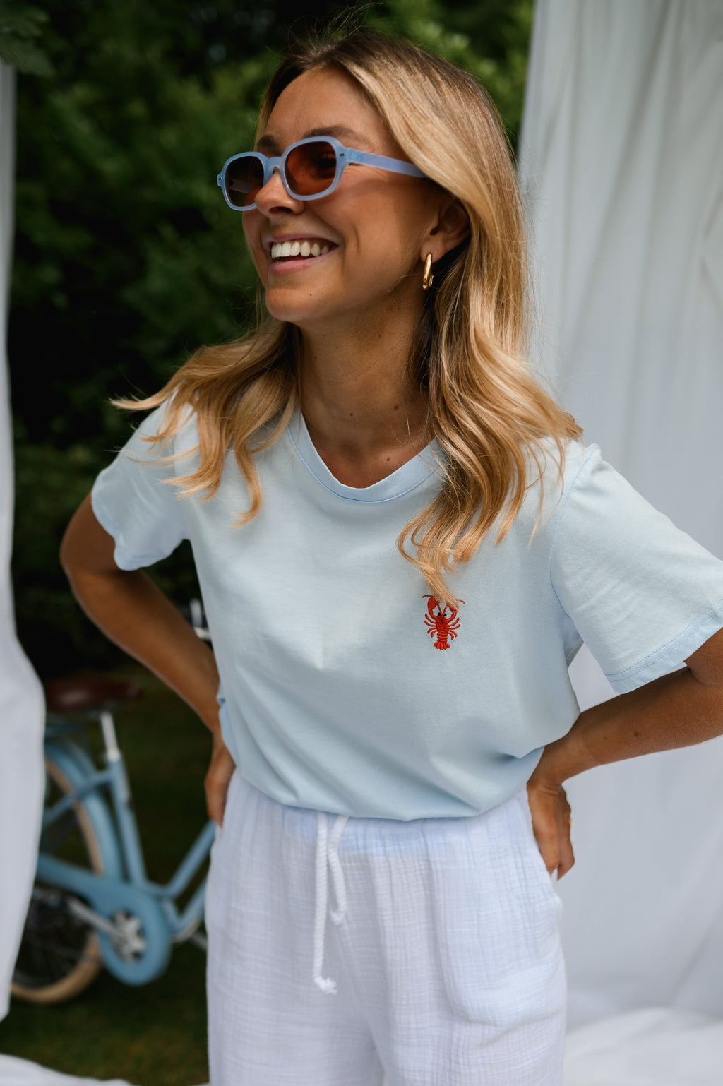 T-shirt Lobster - bleu ciel