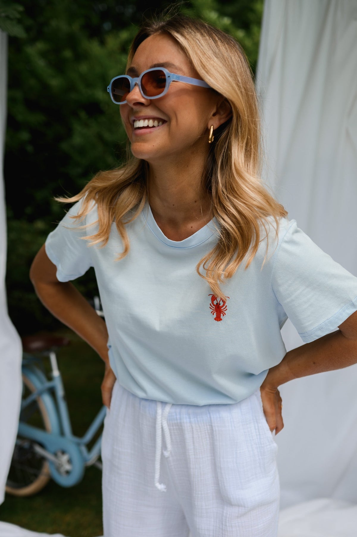 T-shirt Lobster - bleu ciel