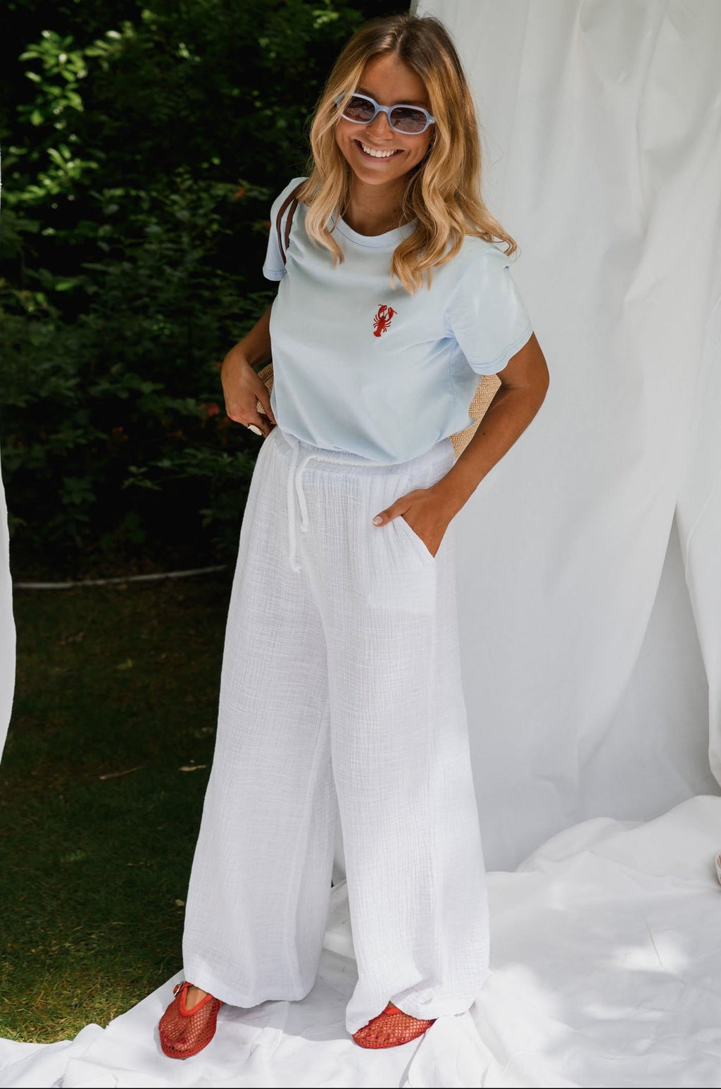 T-shirt Lobster - bleu ciel