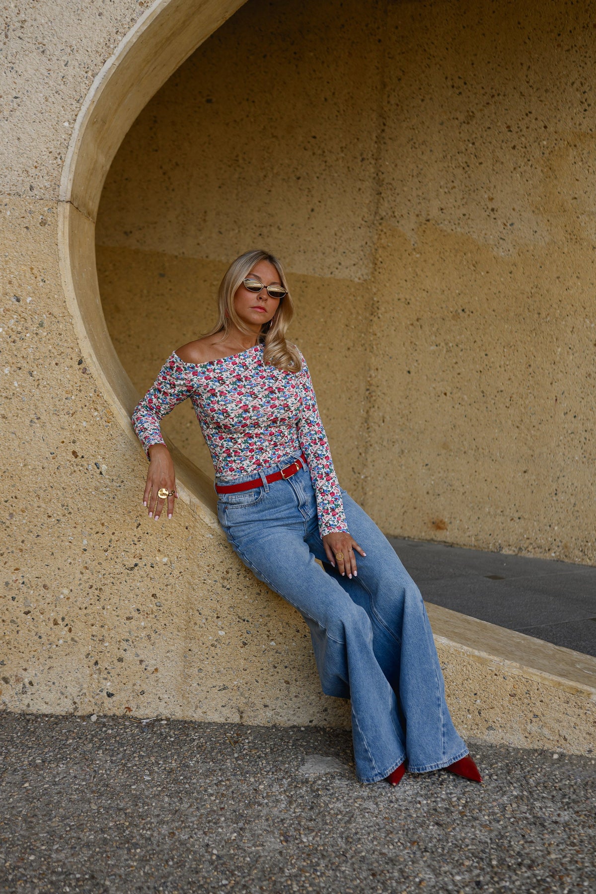 T-shirt Maeve - à fleurs