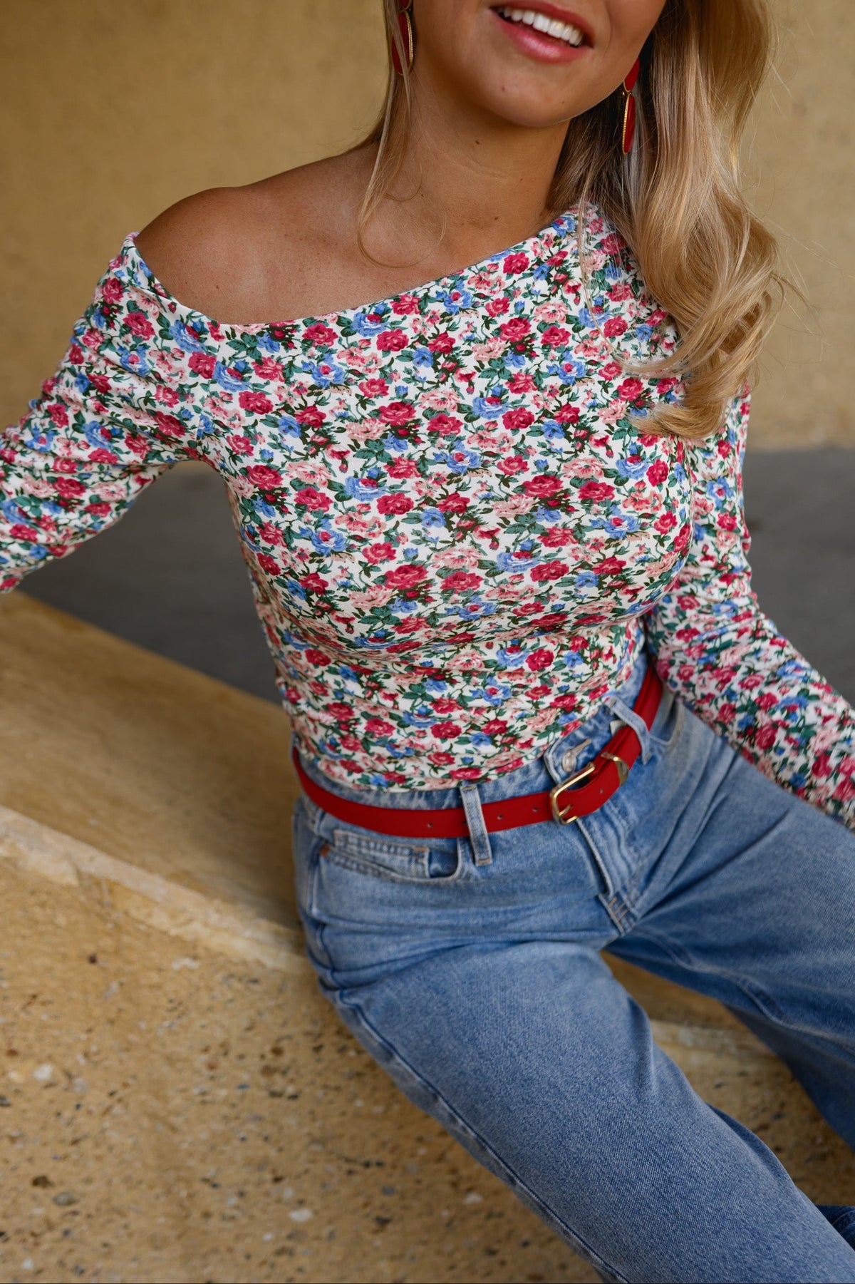 T-shirt Maeve - à fleurs