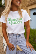 T-shirt Matcha - blanc