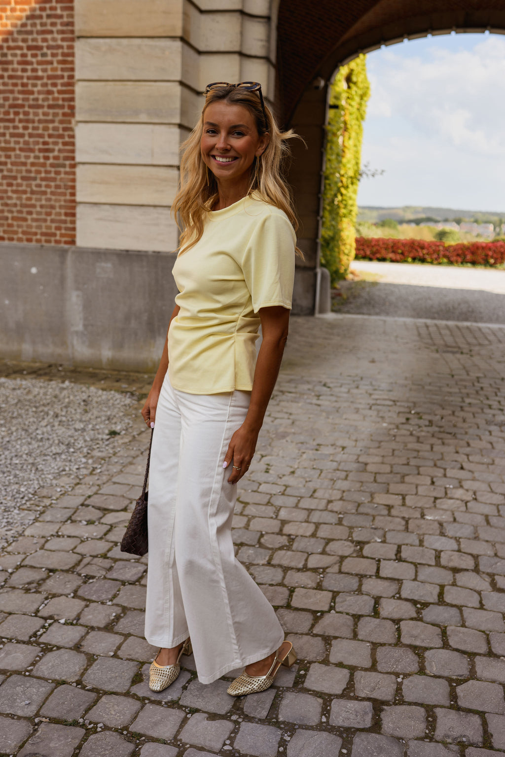 T-shirt Mila - jaune