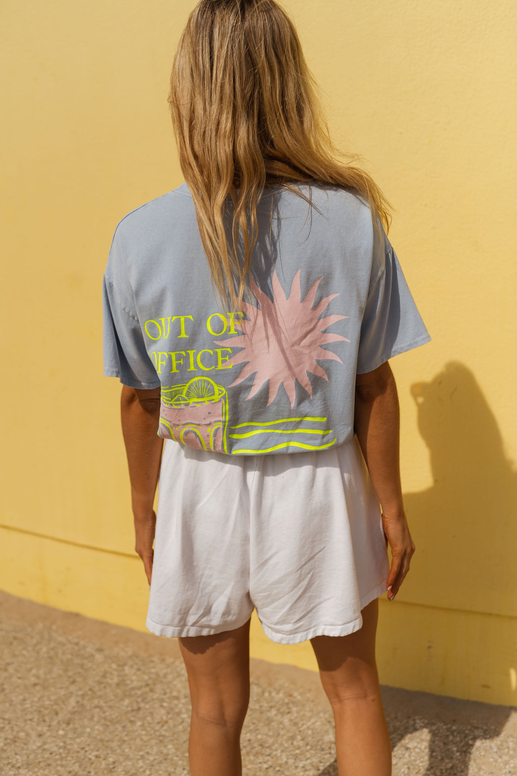 T-shirt Office - bleu