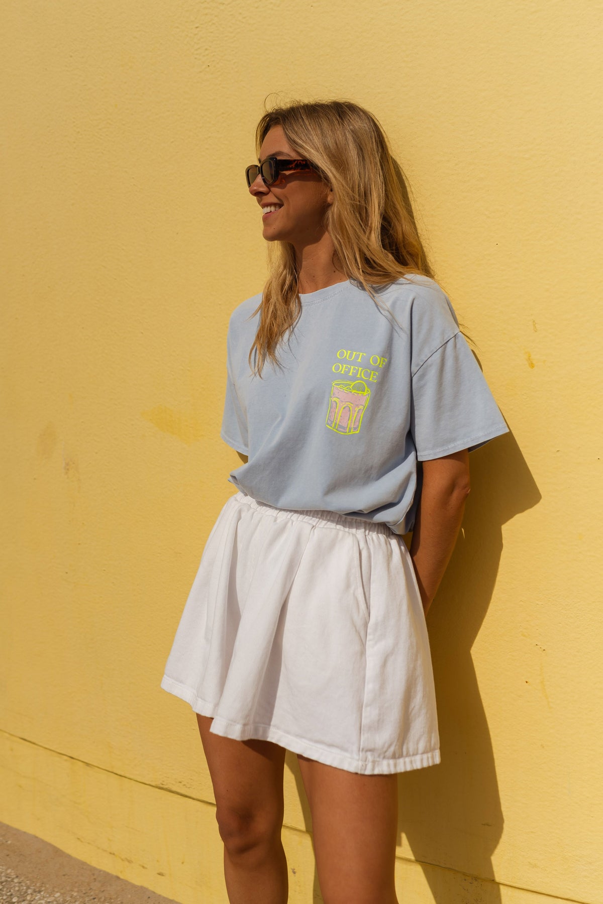 T-shirt Office - bleu