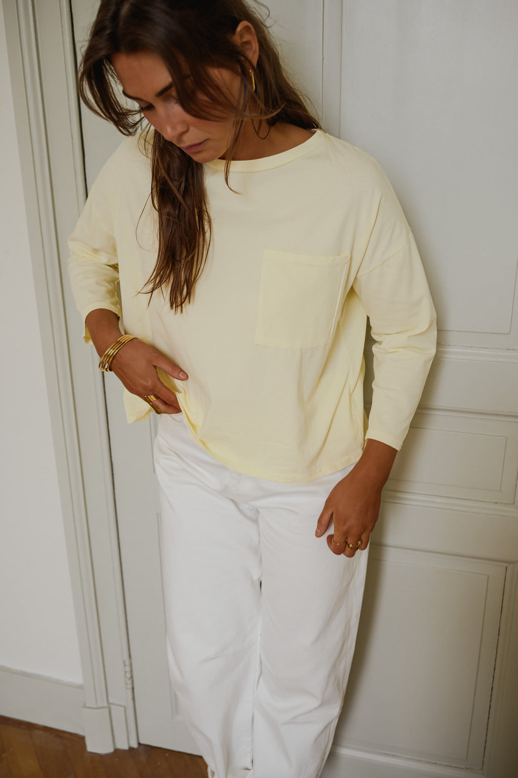 T-shirt Sixte - jaune