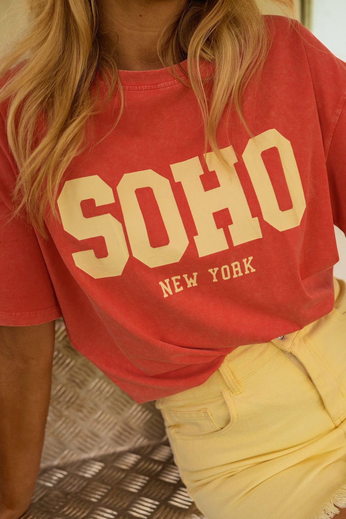 T-shirt Soho NY - orange