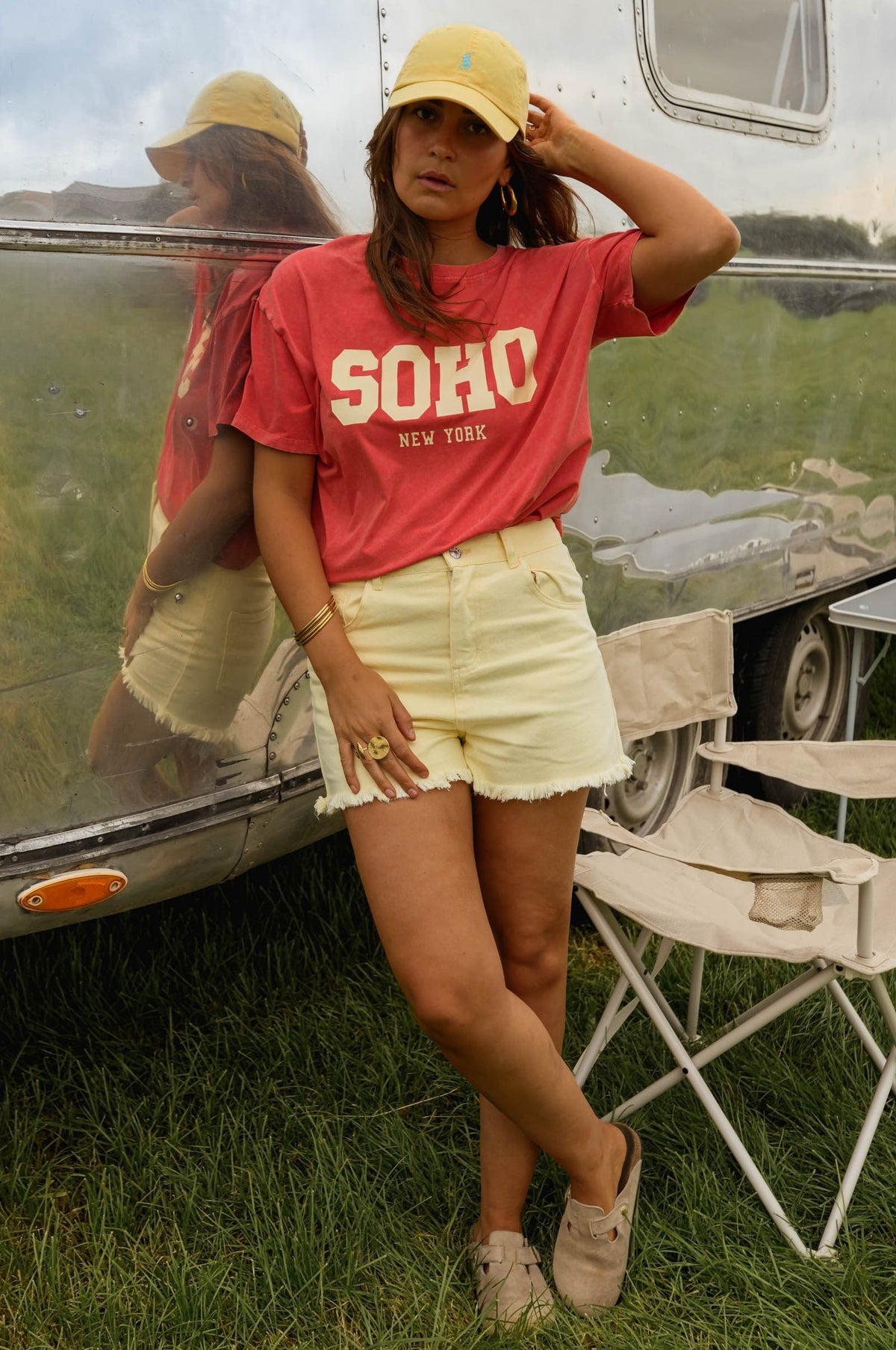 T-shirt Soho NY - orange