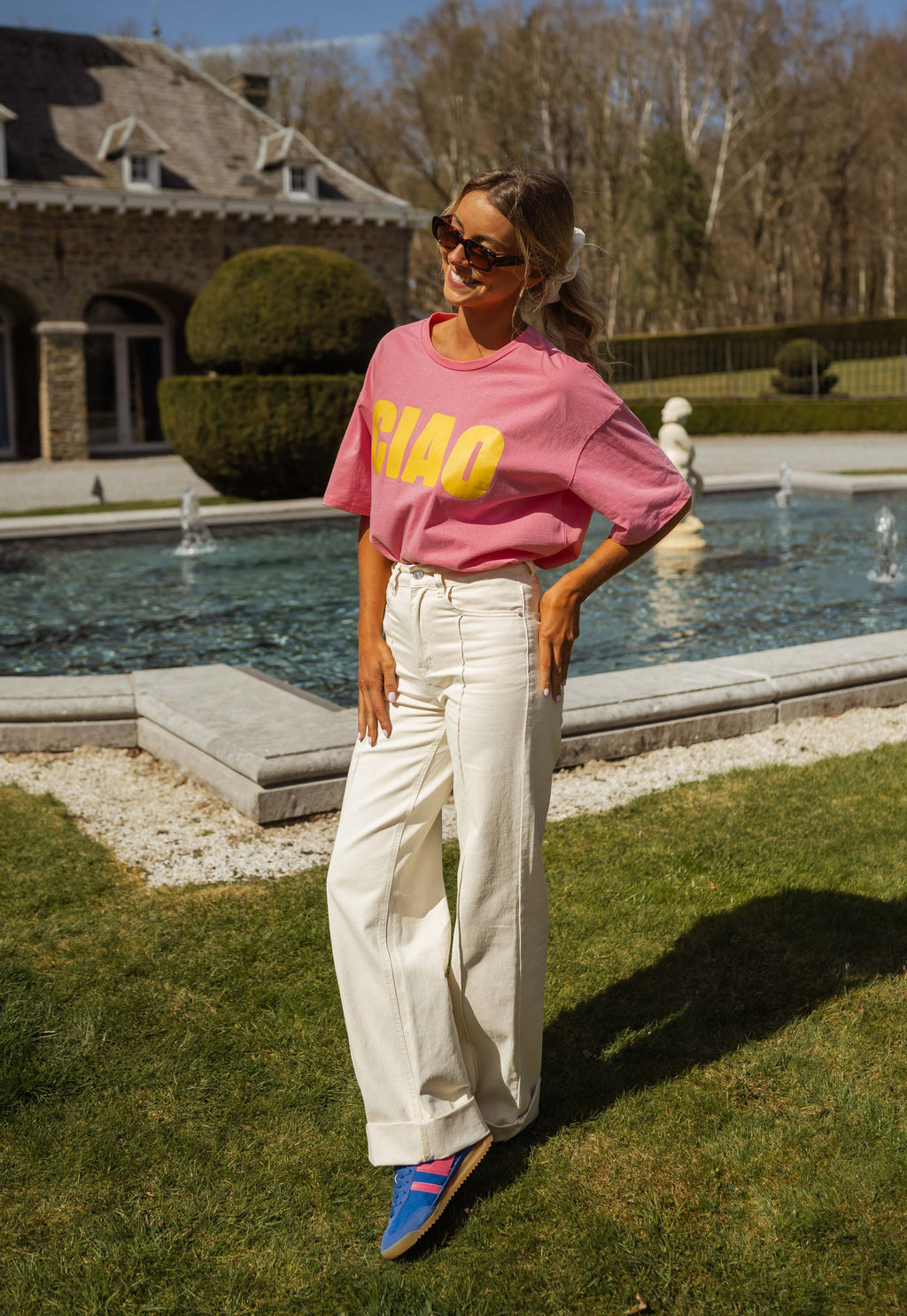 T-shirt Tiao - rose
