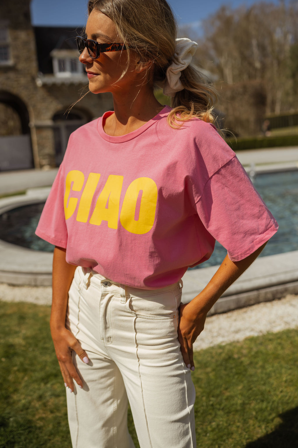 T-shirt Tiao - rose