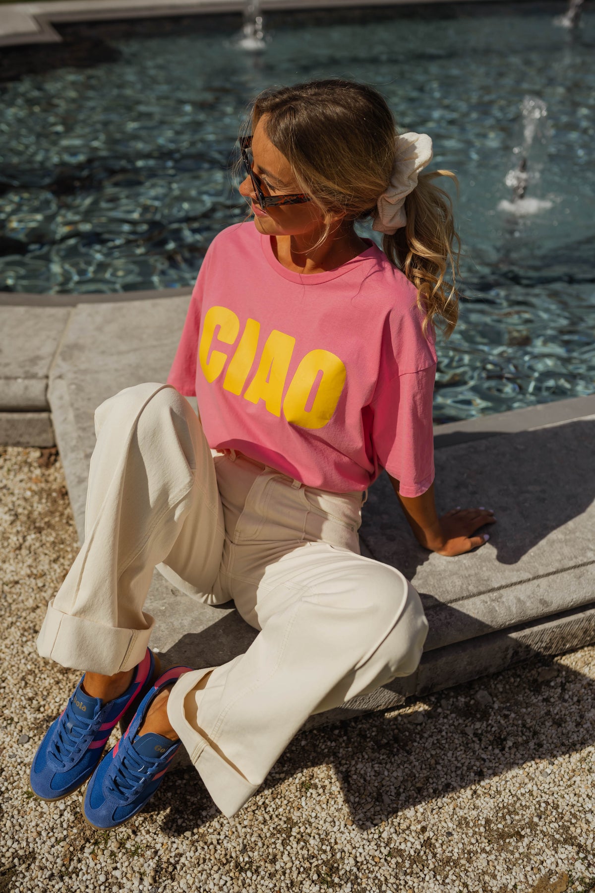 T-shirt Tiao - rose