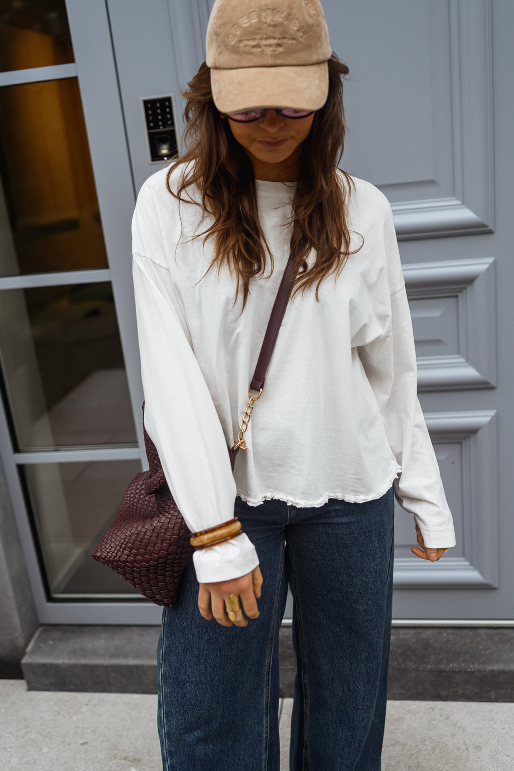T-shirt Valentine - blanc
