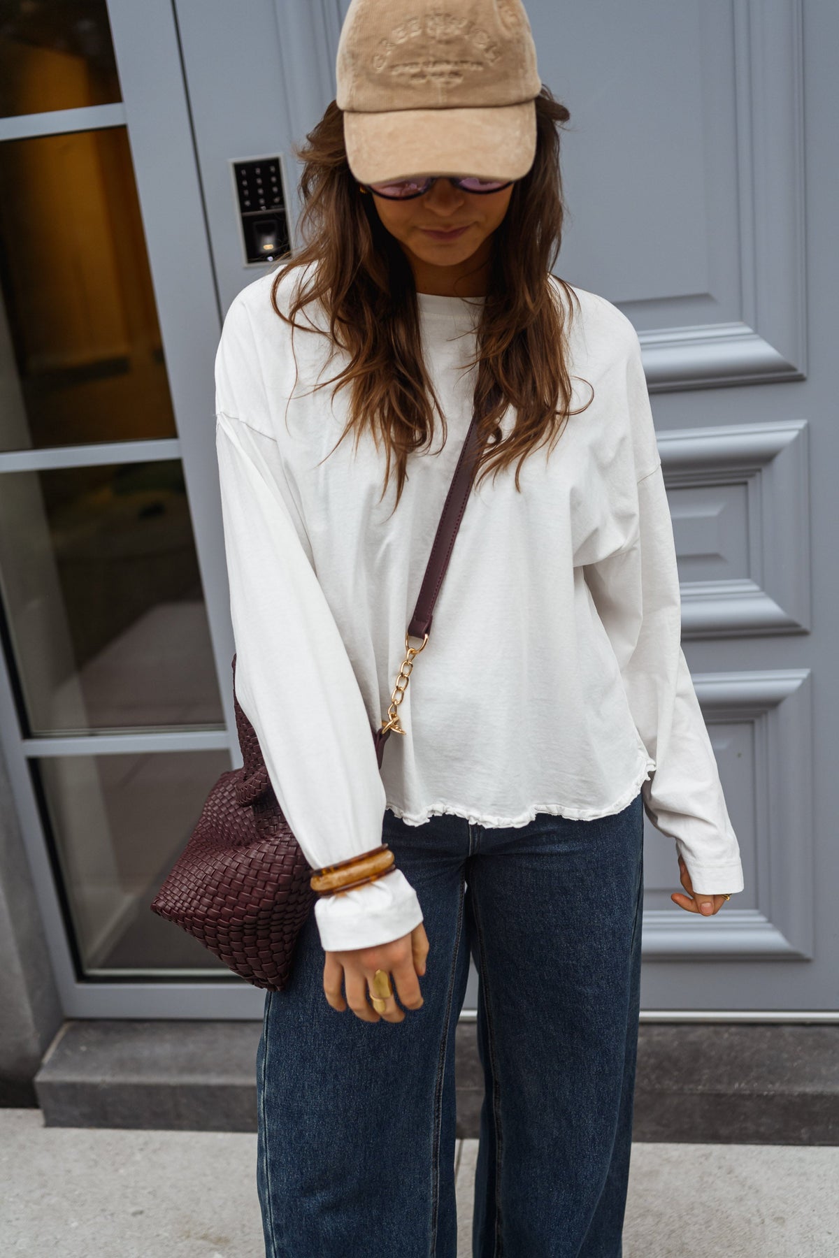T-shirt Valentine - blanc