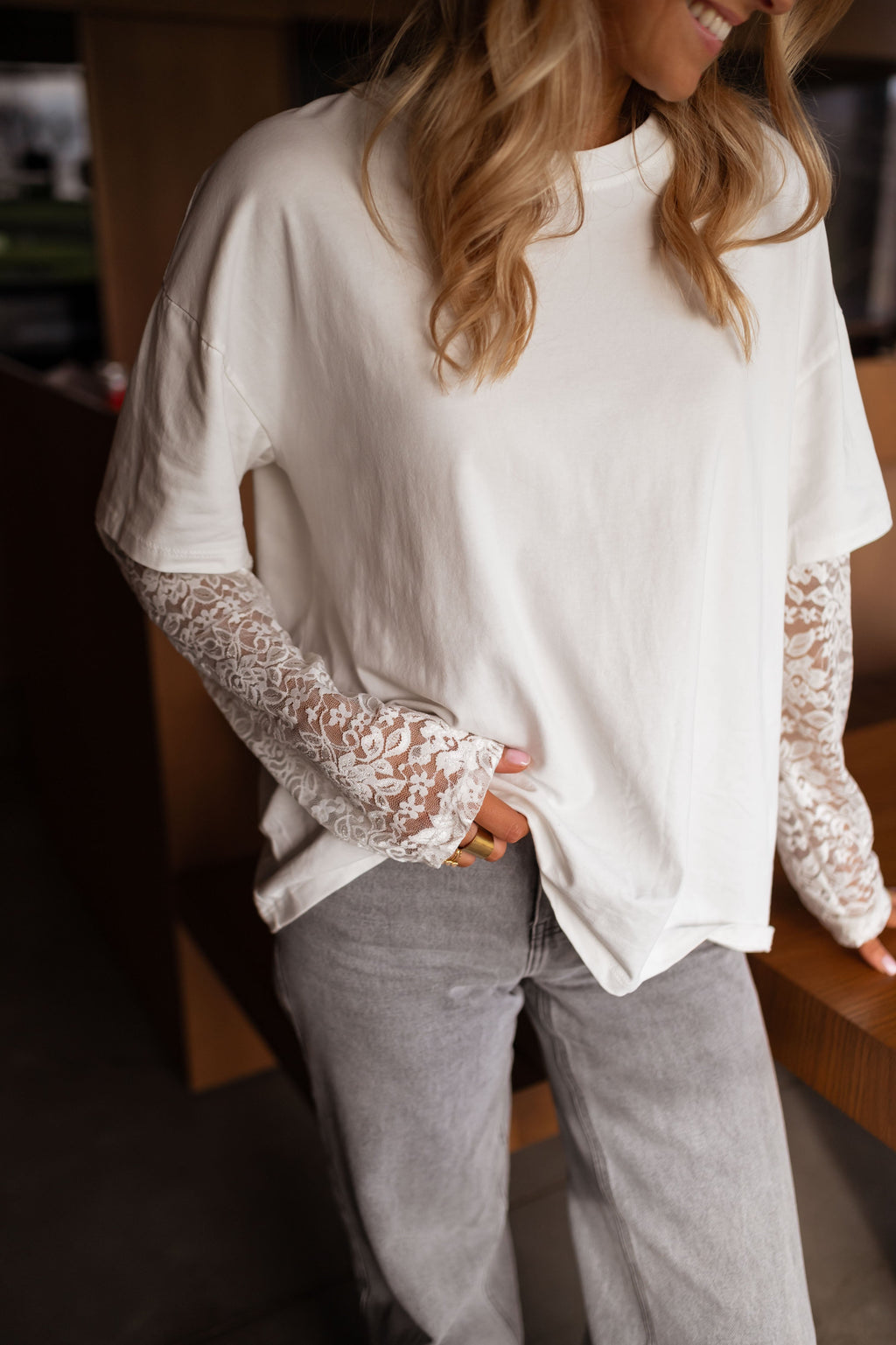 T-shirt Loys - blanc