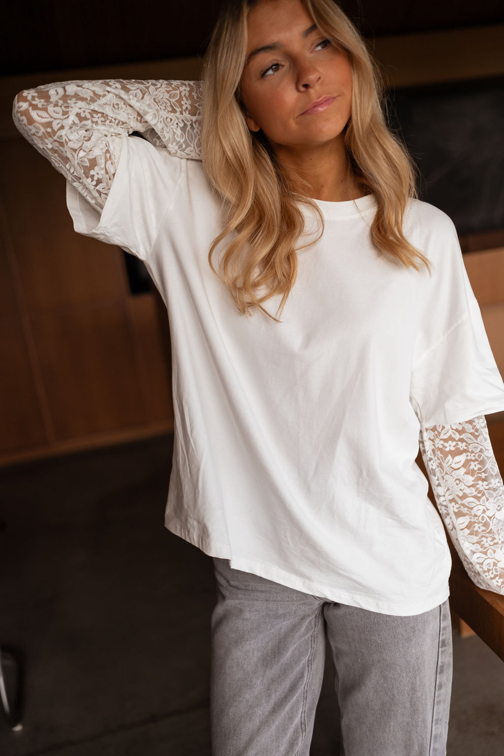 T-shirt Loys - blanc