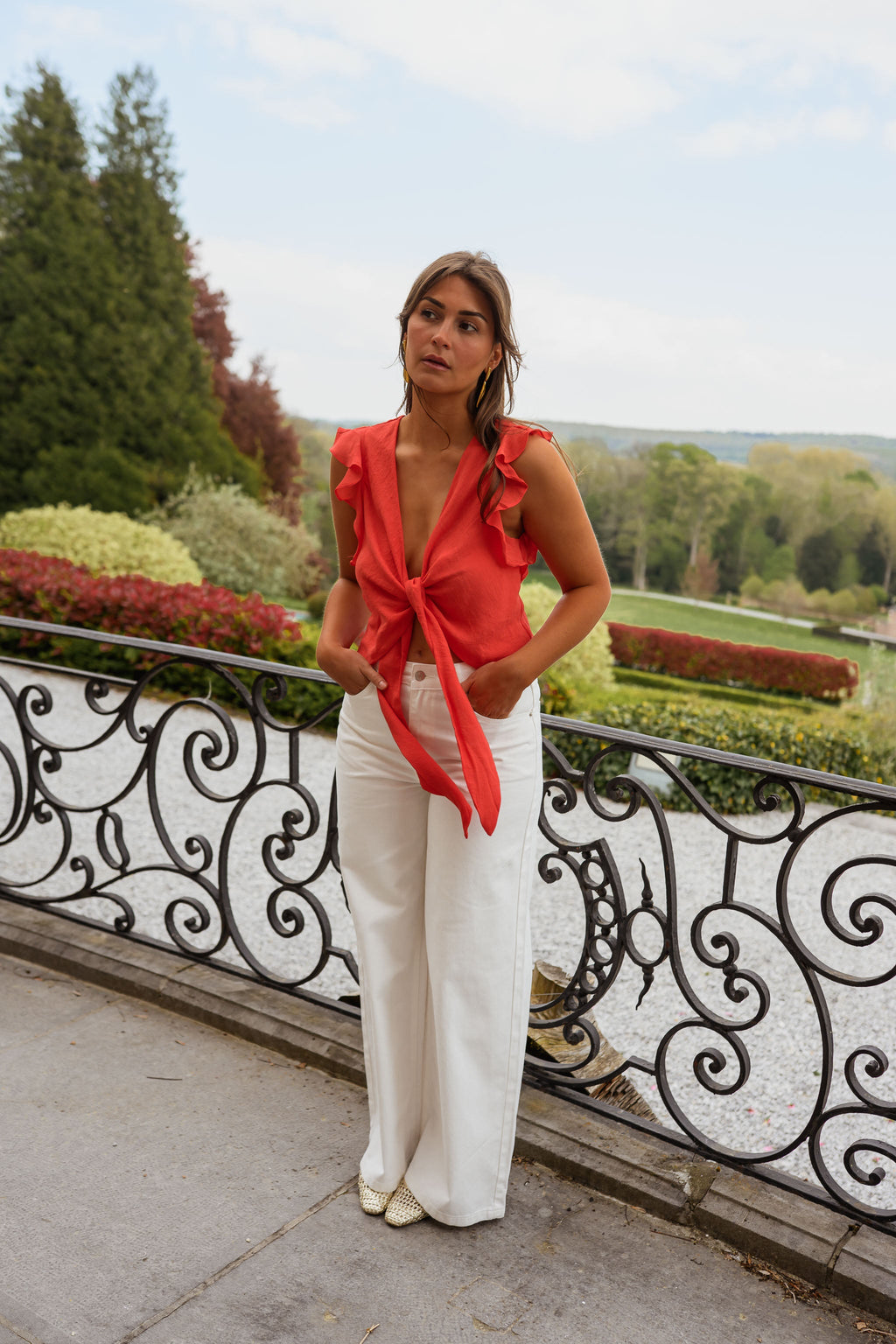 Top Beth - corail