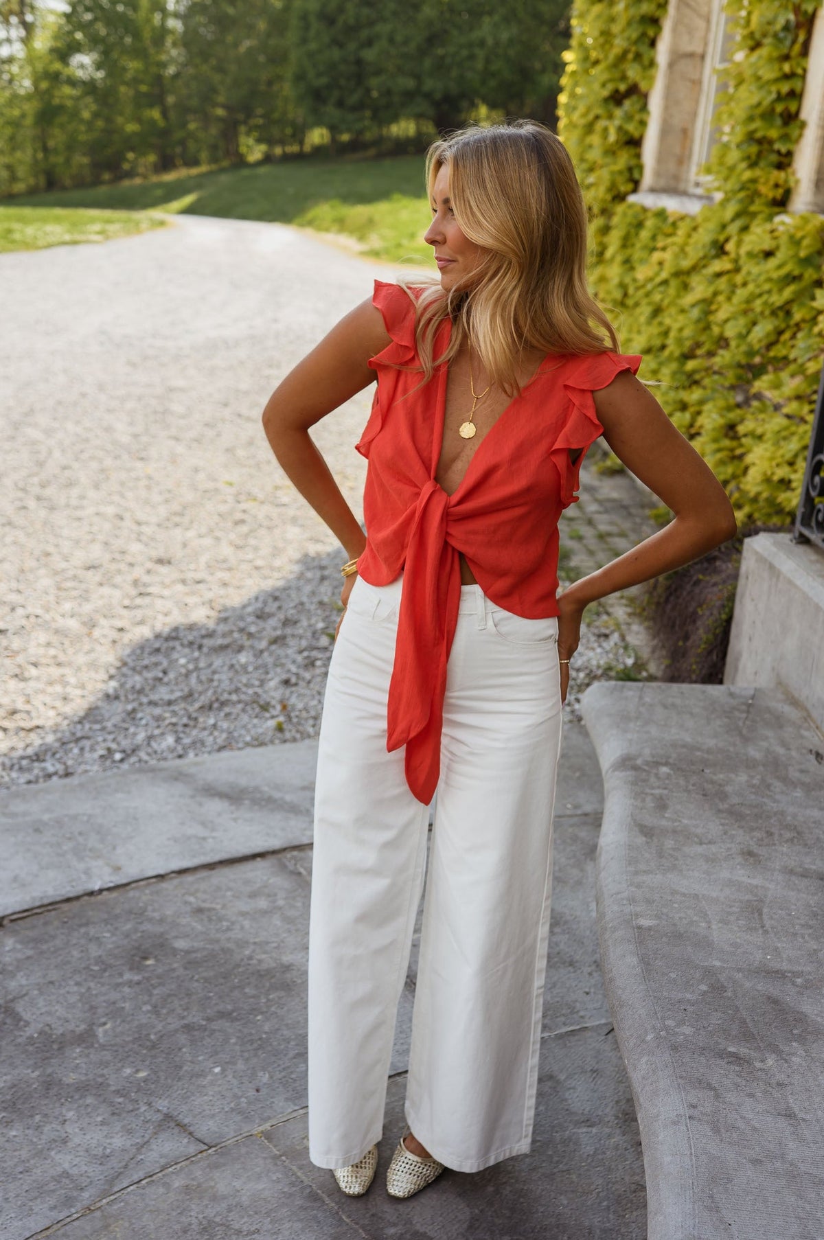 Top Beth - corail