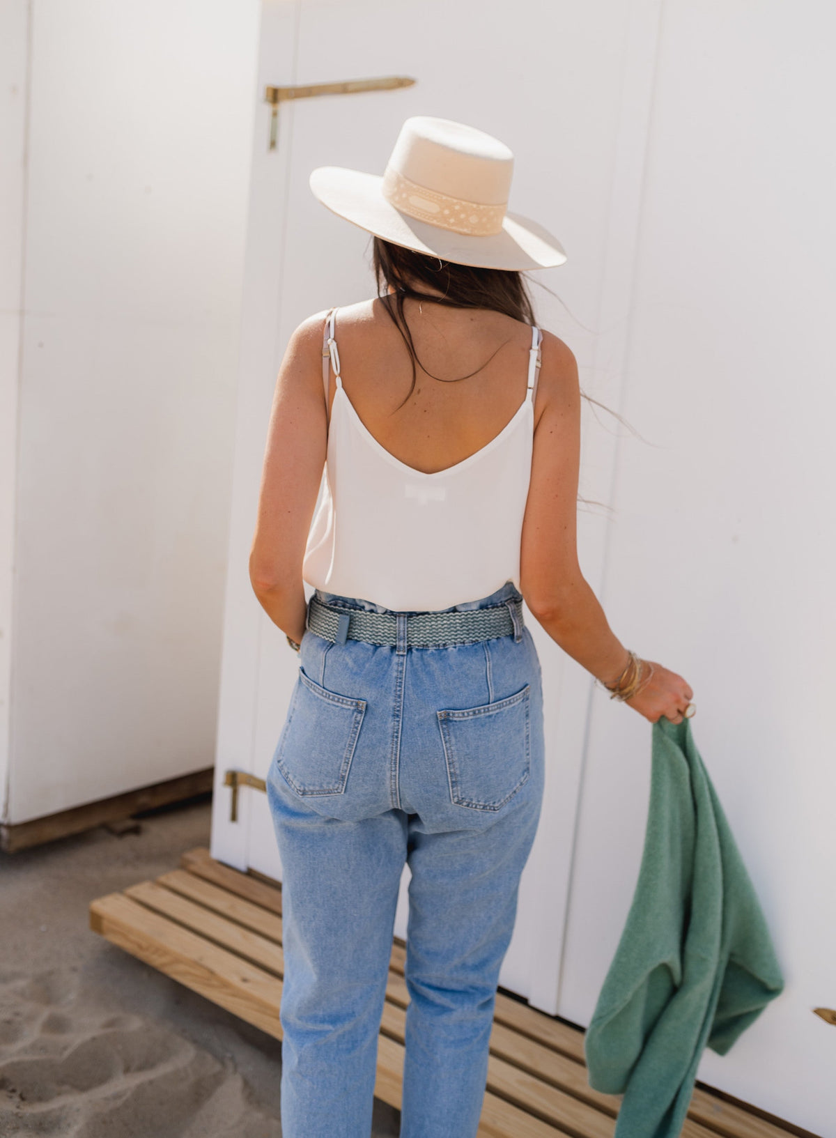 Top Corrina - blanc