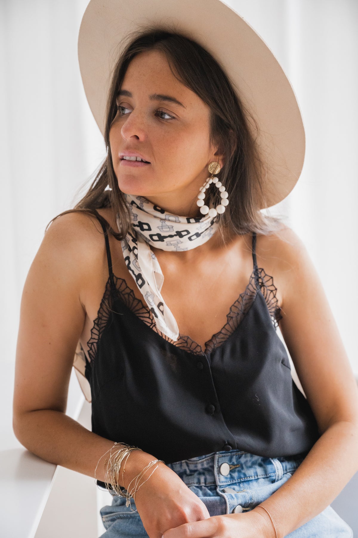 Top Corrina - noir