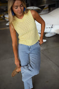 Top Sely - jaune