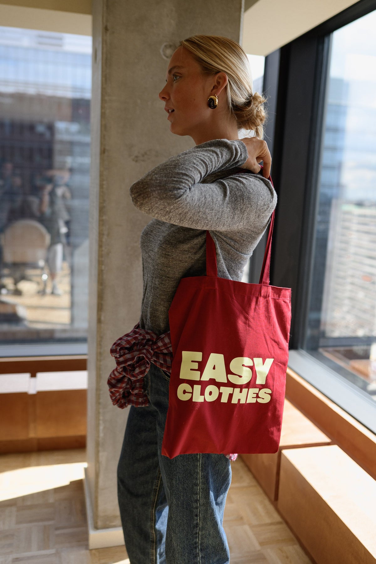 Tote bag Easy Clothes - bordeaux