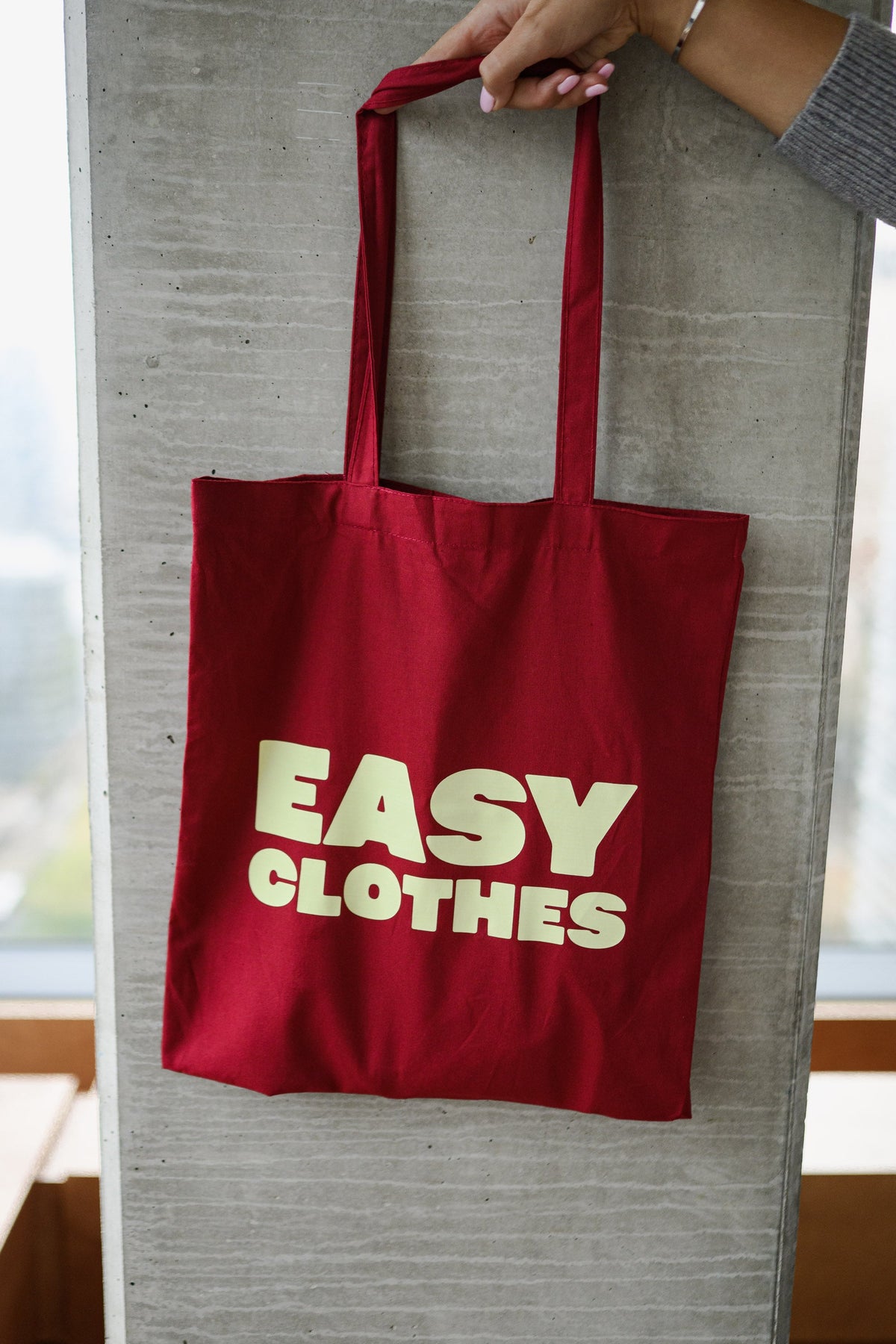 Tote bag Easy Clothes - bordeaux